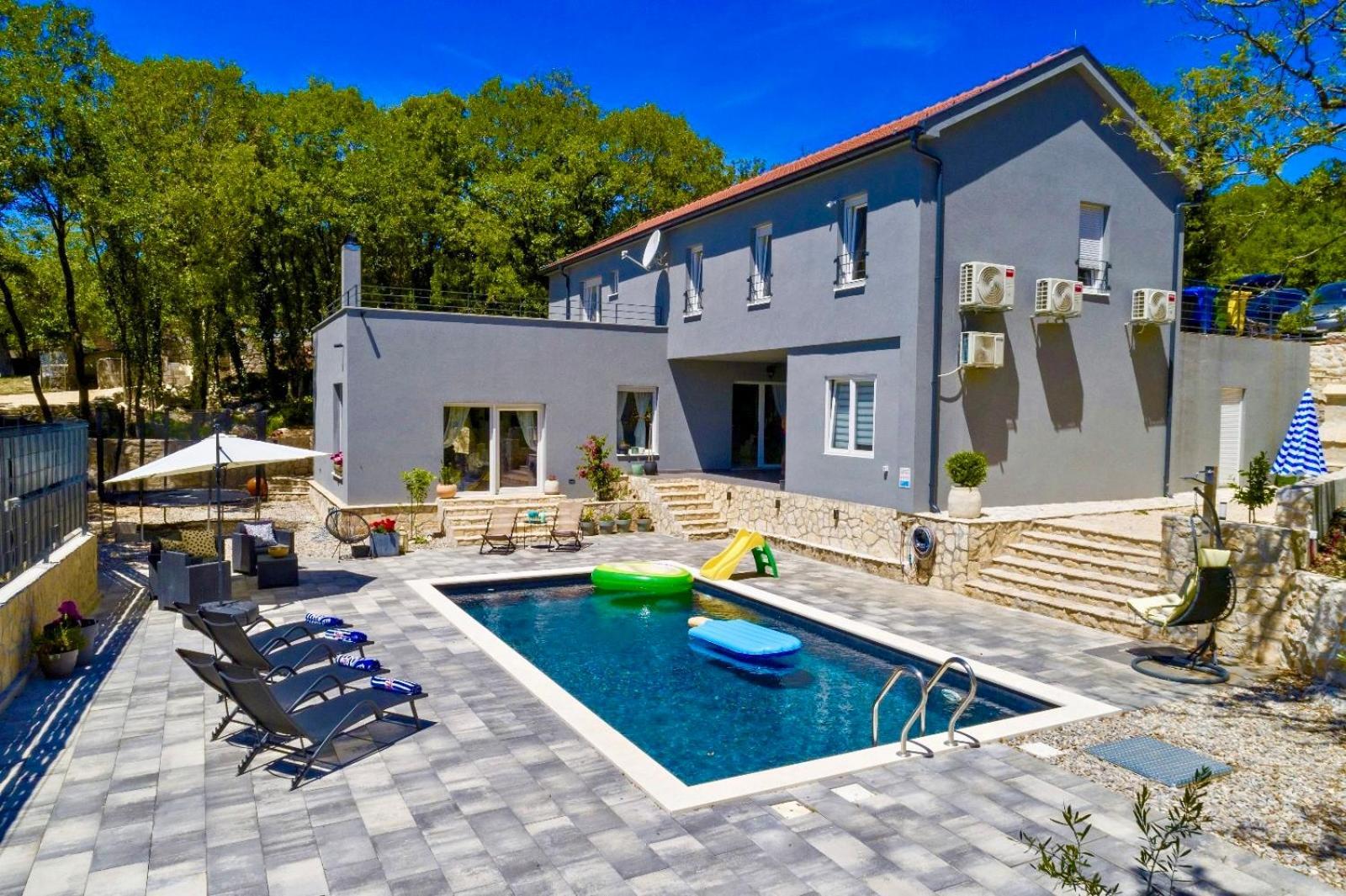 Luxury Villa Andrea Vrzika In Forest Near The Sea Zagvozd Luaran gambar