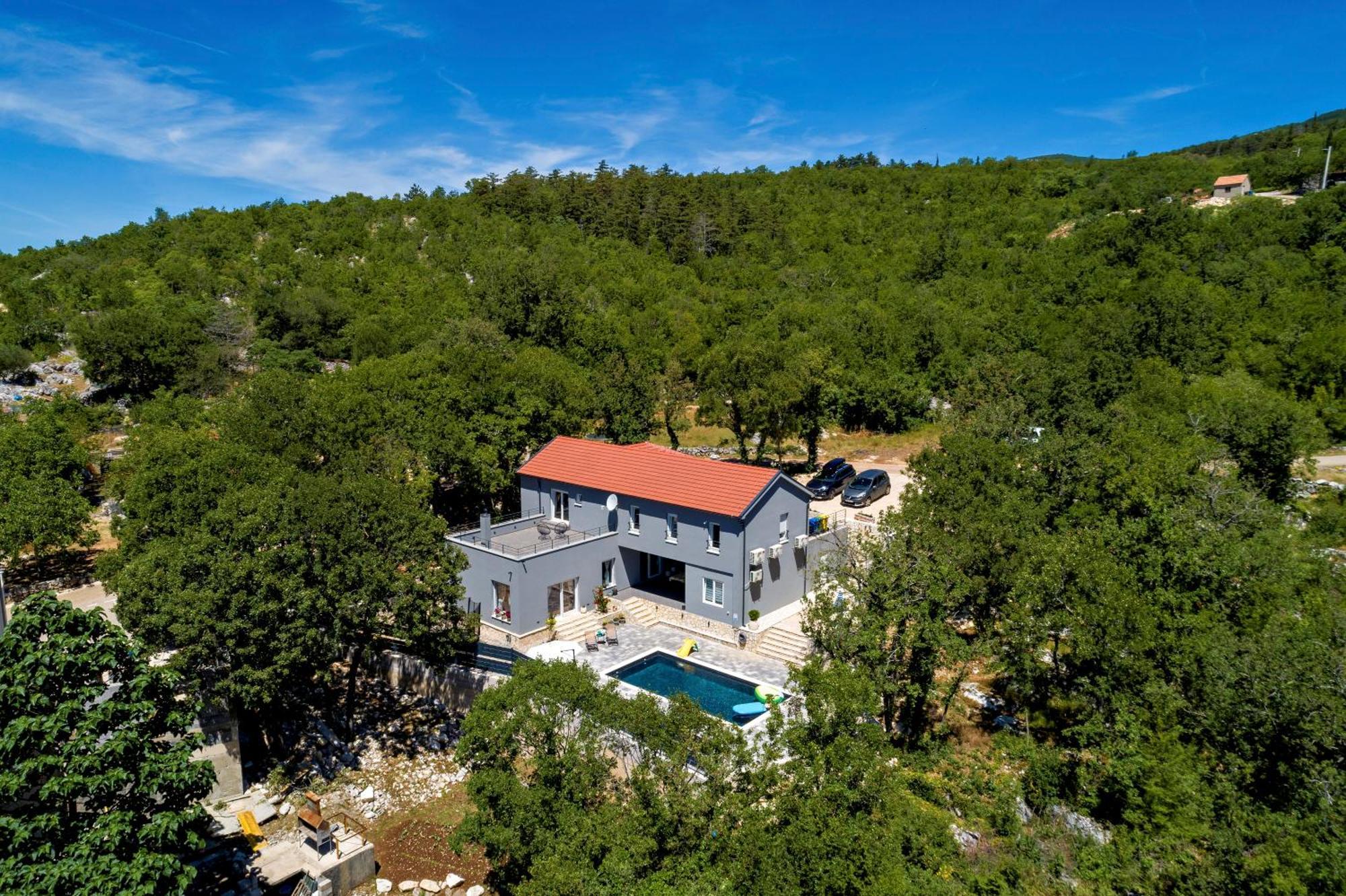 Luxury Villa Andrea Vrzika In Forest Near The Sea Zagvozd Luaran gambar