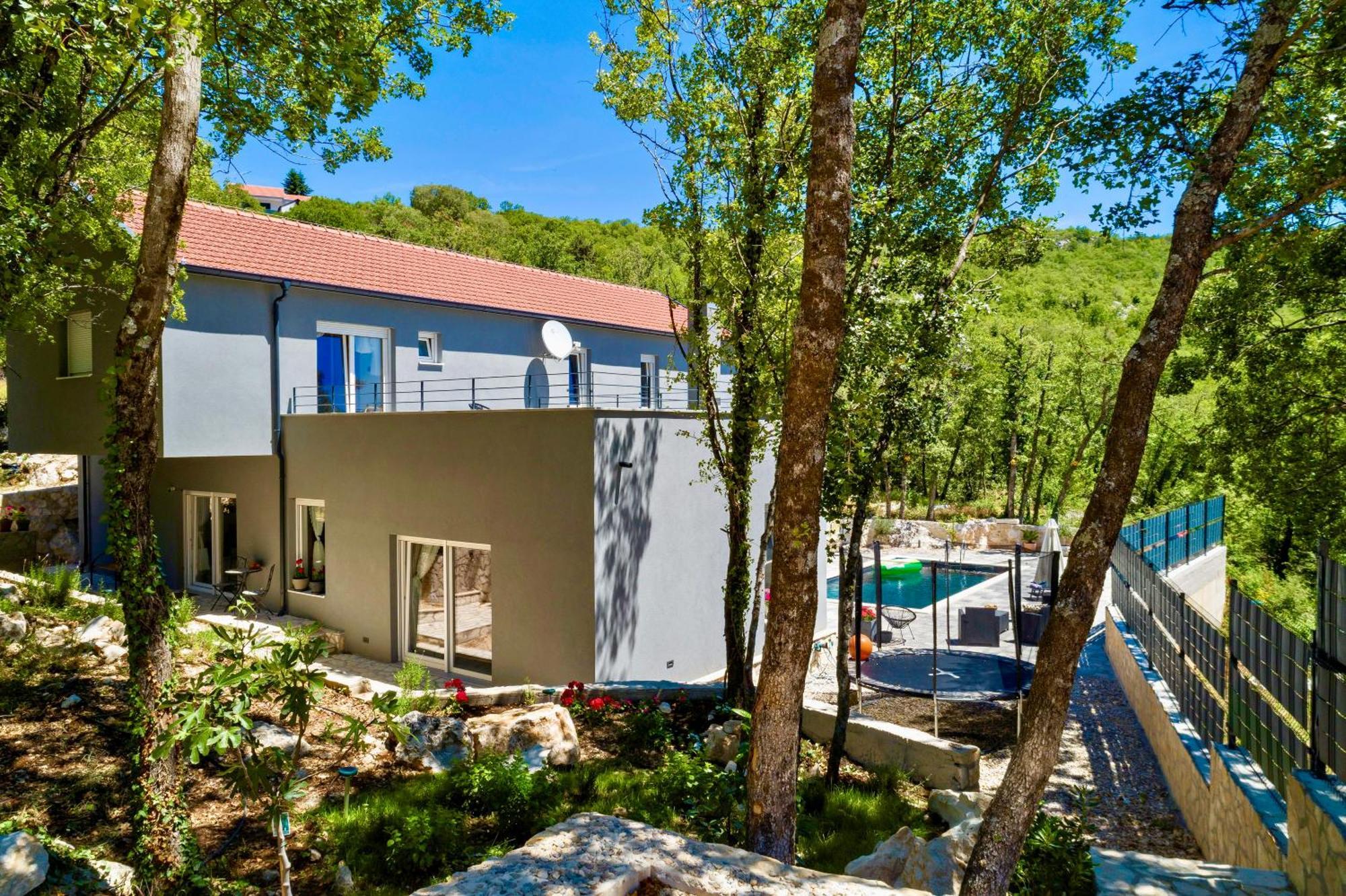 Luxury Villa Andrea Vrzika In Forest Near The Sea Zagvozd Luaran gambar